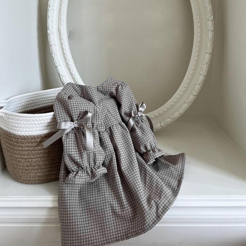 

Осенний модный новый детский костюм для девочек, детское клетчатое платье принцессы с бантом, детские хлопковые повседневные хлопковые платья с рюшами, вечерние платья с длинными рукавами 100 хаки