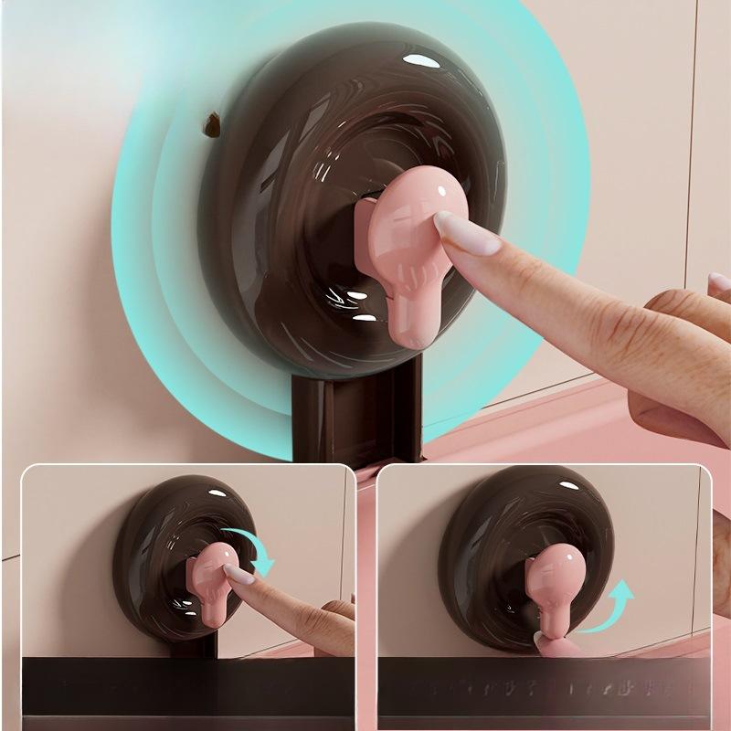 Suction Cup Home Bathroom Wall-mounted Storage Rack Without Drilling Bathroom Storage Rack Bathroom Storage Rack