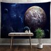 Starry Sky Planet Wandteppich Hängen Psychedelic Hippie Mysterious Universum Tapiz Hintergrund Tuch Wohnkultur