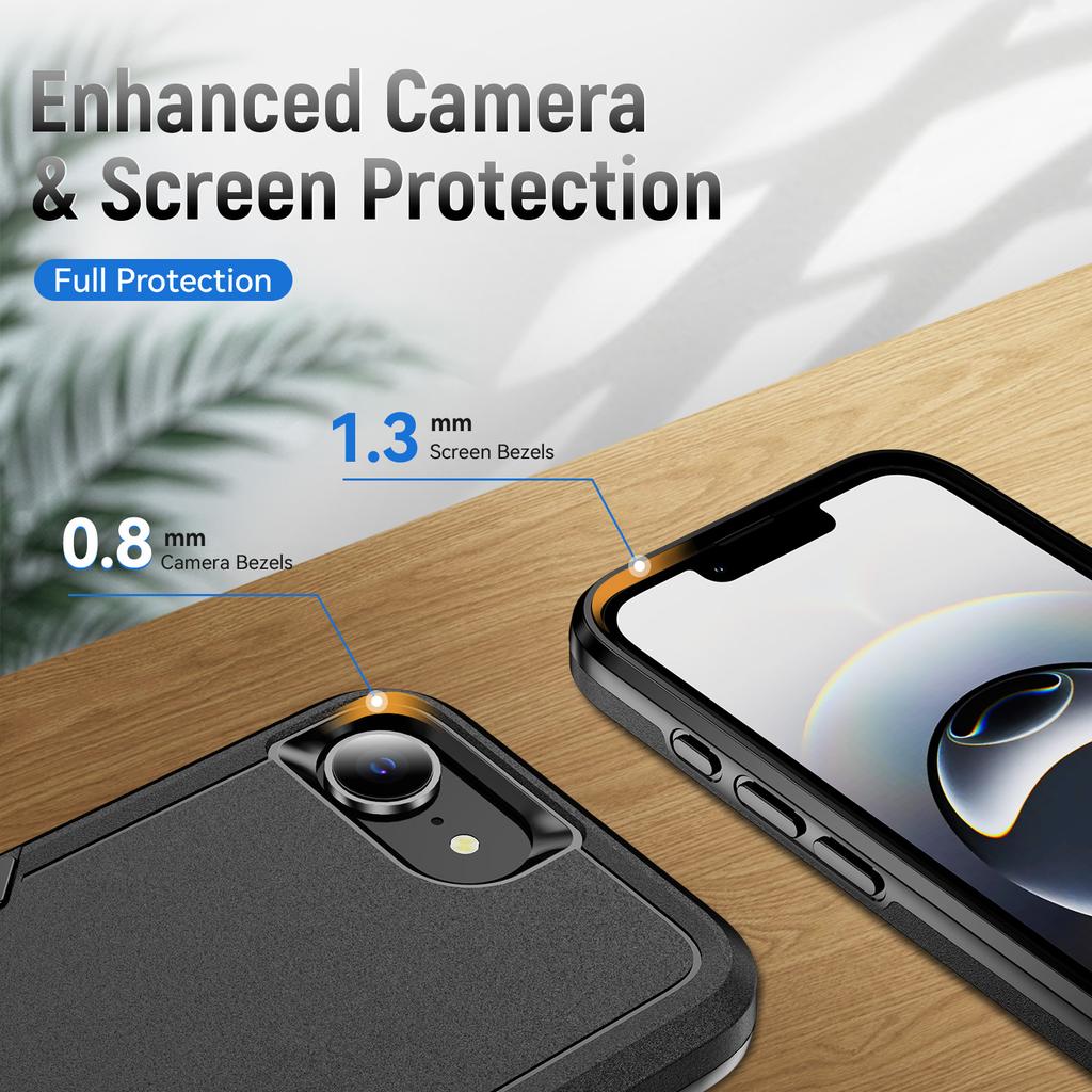 Dual Layer Rugged Cover Durable Case for Iphone 16e 17 Pro Max 16 Plus 13 12 14 15 16 Pro Max 17 Air Iphone16e Iphone17