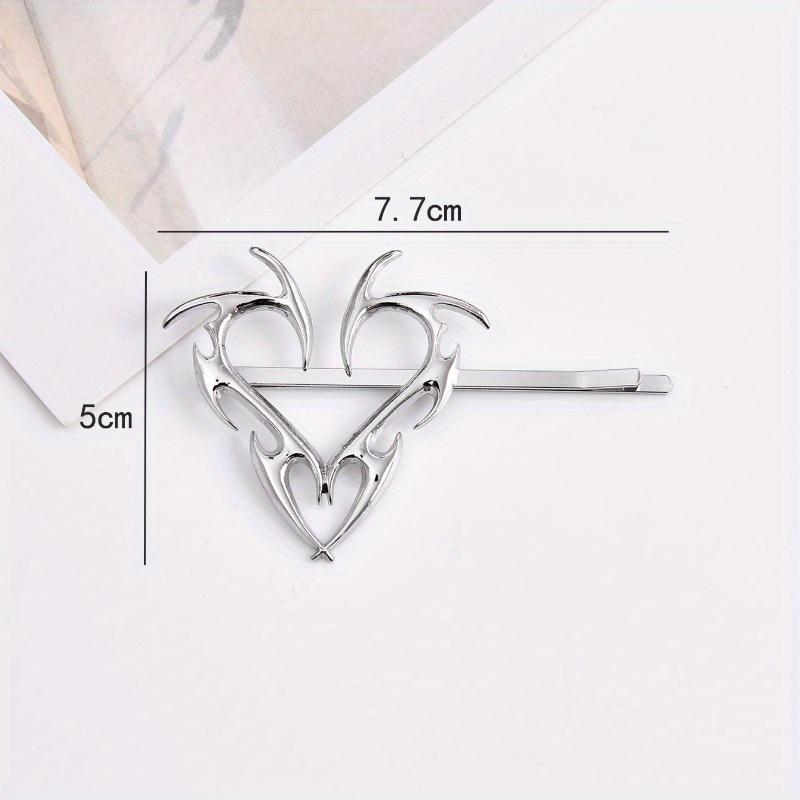 Pin for Daily Casual Outing Wear Street Valentine's Day Valentines Hair Clips Claw Clips Hair Barrettes, School Stuff