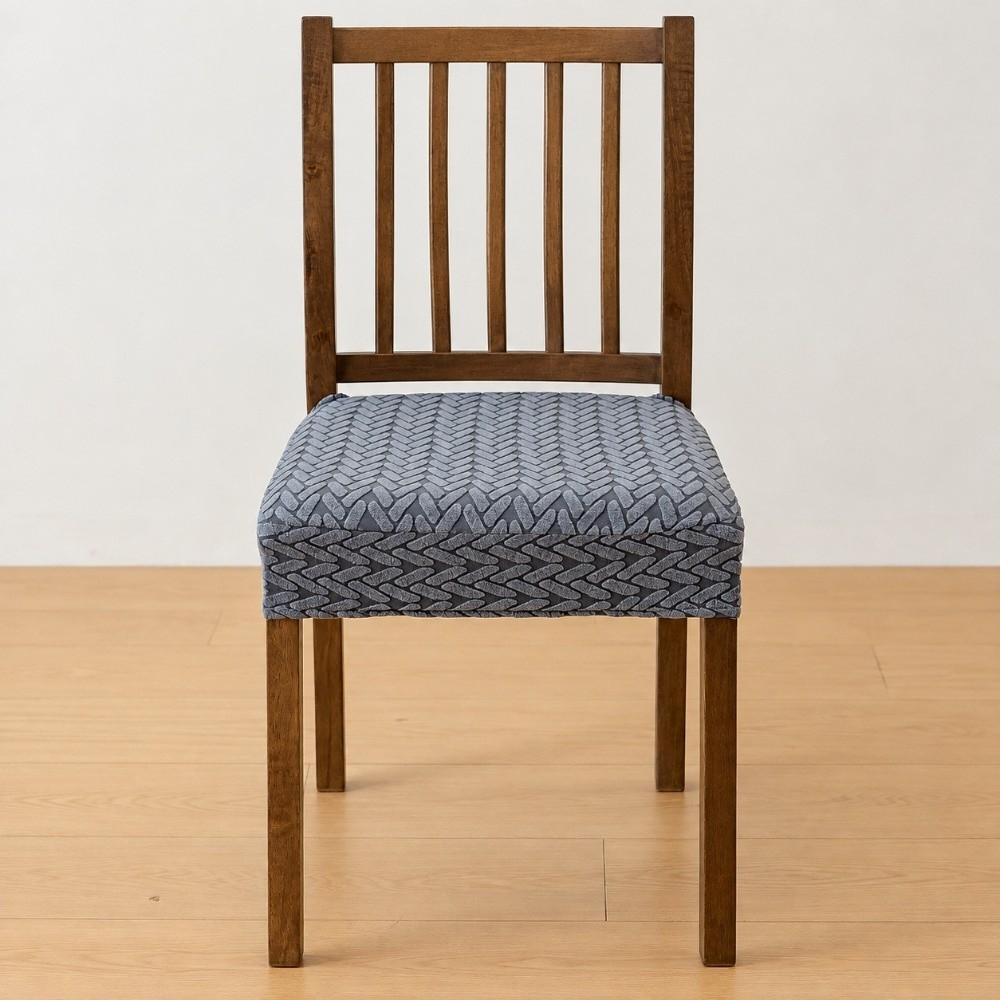 Breathable Dining Chair Cover Anti-Slip Buckle Stretch Chair Cushion Cover  Chair Protection