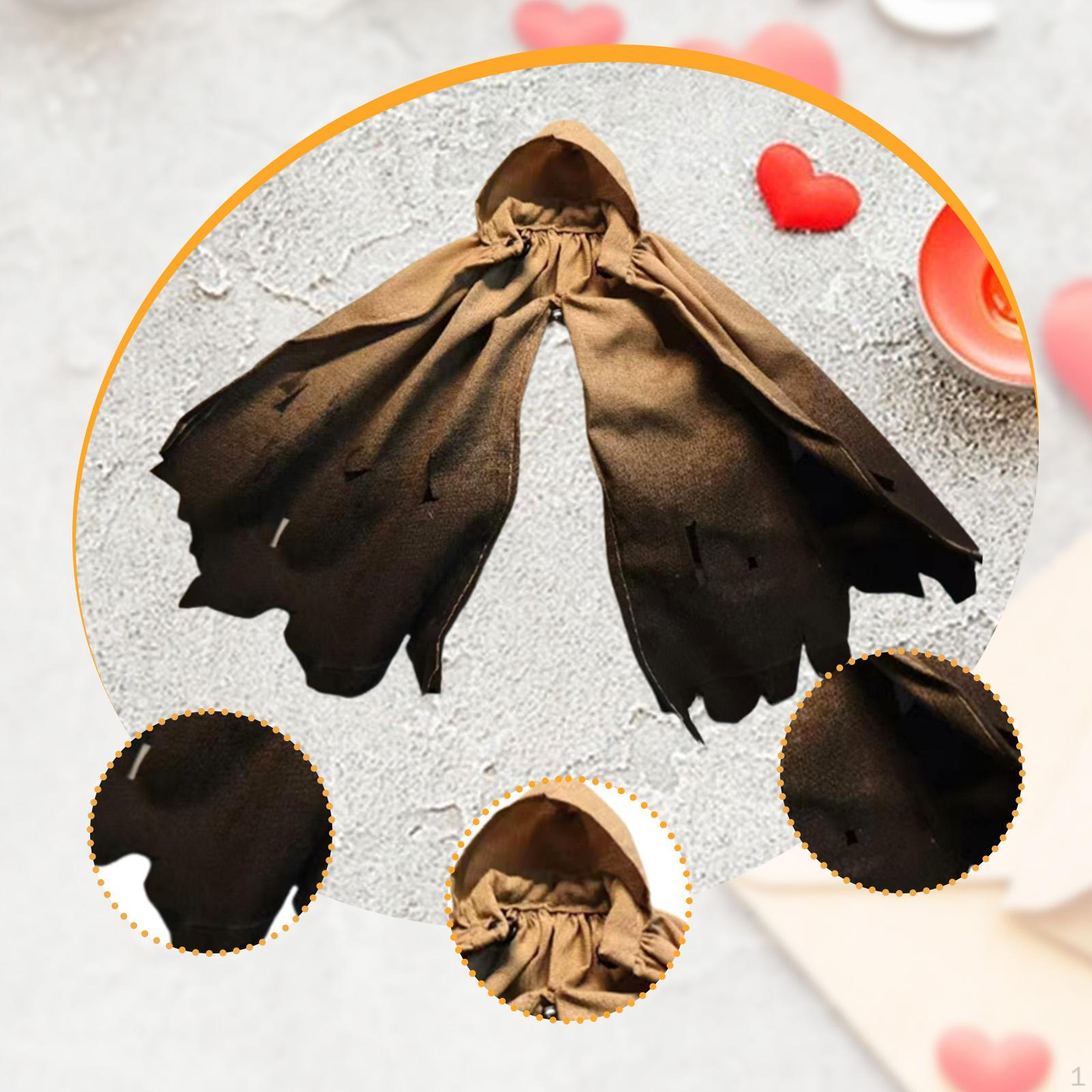 

1/12 Фигурка Одежда Плащ со Шляпой Модная Мини Одевание Миниатюрная Одежда Кукла для 6 Desert Yellow