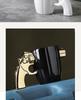 Military Style Explosion-Proof Ceramic Mug: Creative Revolver-Shaped Coffee Cup with Large Capacity