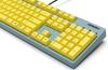 Majestouch 2SS CHERRY MX Speed Silver Axis Full Size 104 Keys English Layout US ASCII Molded Custom Keycap Yellow Two-Color