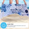 Oceanic Collage Oversized Microfiber Beach Towel Sand Proof Quick Dry, Absorbent for Swimming Pool Travel Camping