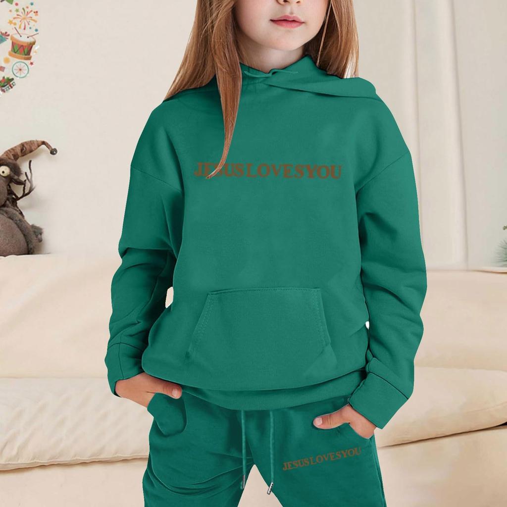 Chlapci Dívčí tepláky Oblečení Mikina s kapucí Tepláky na jogging Tepláky Set Módní outfit