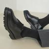 [STEPS] Butes Commando Sole 4-Hole Derby Black [ST323] [Shipped from Korea] 100% Authentic