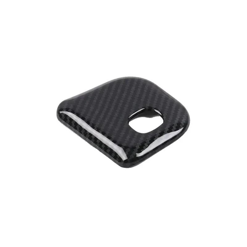 For Jeep Grand Cherokee 2014- Carbon Fiber Car Electric Tailgate Switch Button Frame Cover Trim