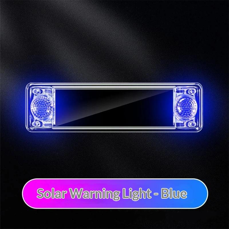 1PC Solar Powered LED Warning Strobe Light Wireless Auto Sensor for Construction Site Parking Lot Safety