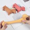 Mini Dachshund Squeeze Toy Stress Relief Simulated Dog Fidget Sensory Toy Soft Stretchy Animal Shape Home Office Desk Toy