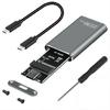 Carcasă Externă pentru Hard Disk 2230 M.2 NVMe cu Interfețe USB C 3.2 și Design cu Instalare Fără Scule
