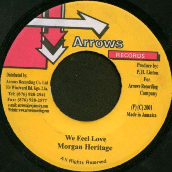 

7inch Record MORGAN HERITAGE - We Feel Love NONE Arrows Records 2001 Jamaica Reggae, Ska & Dub Used