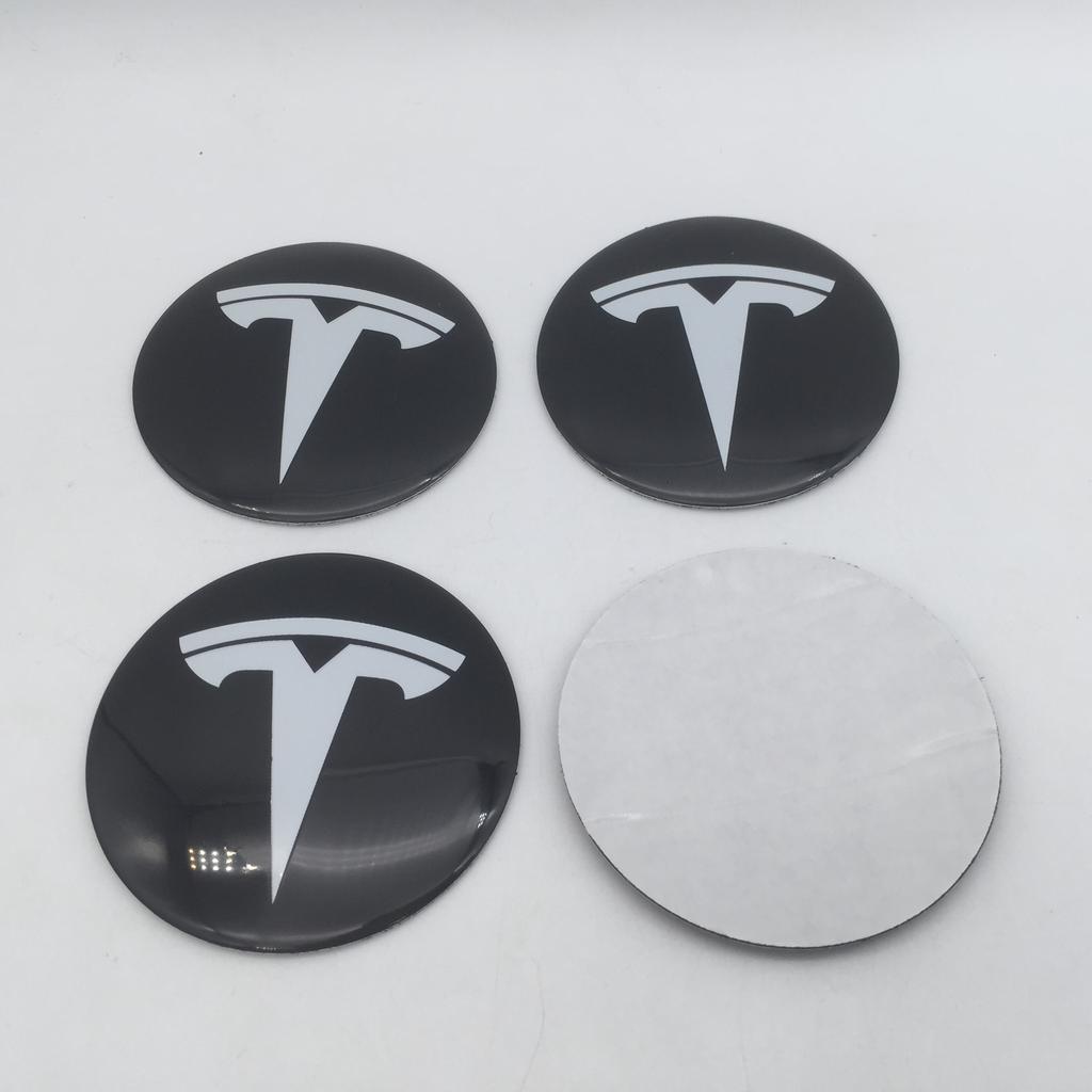 SGJPH1 19+1pcs 56mm 60mm 65mm For Tesla Model 3 Model Y Car emblem Wheel hub Center Cap Badge covers Decals Styling accessories