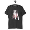 Classic Anime Printed Washed Short Sleeve Casual Loose Streetwear Sports Cotton Top Crew Neck Unisex Comfort Top