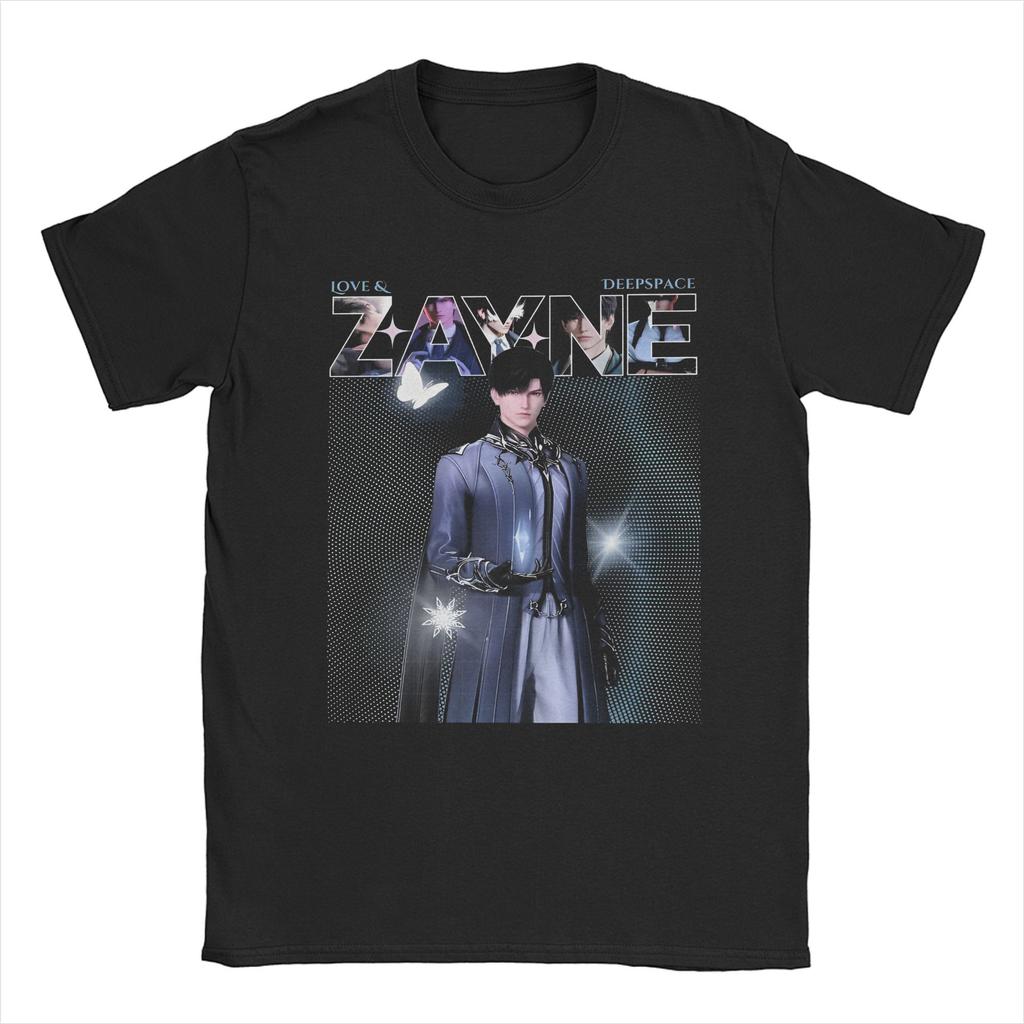 Rafayel Love and Deepspace Girl Dinner T-Shirt for Men Otome Game Anime Cool Cotton Tee Shirt Short Sleeve T Shirt Adult merch