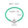 Accessories Niche Design Titanium Steel Diy Handmade Crown Press Buckle Bracelet Fashion Weave Leather Hand Rope Women