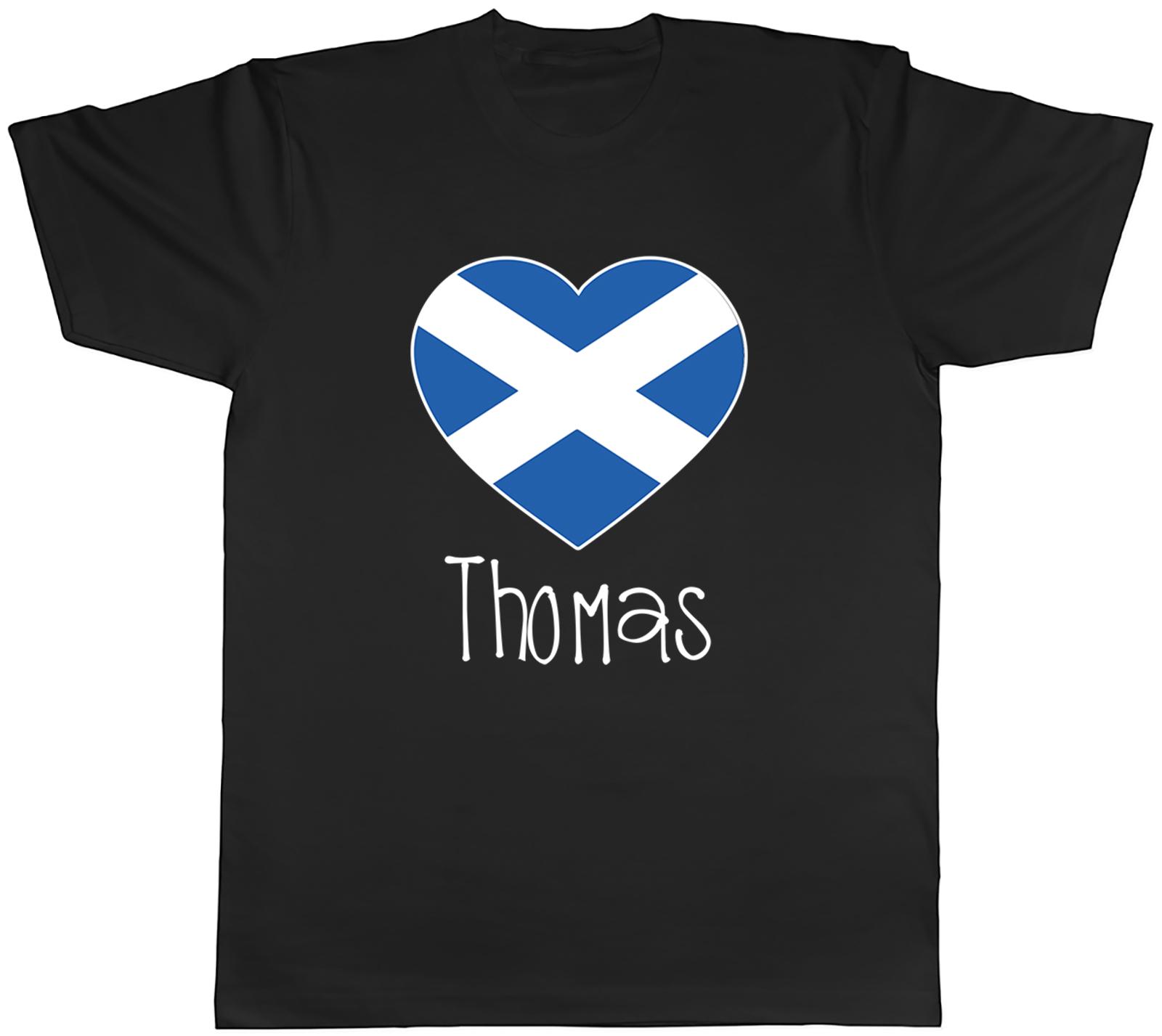 Personalised Love Scotland Football Supporter Unisexs T-Shirt Tee Gift Top 3XL