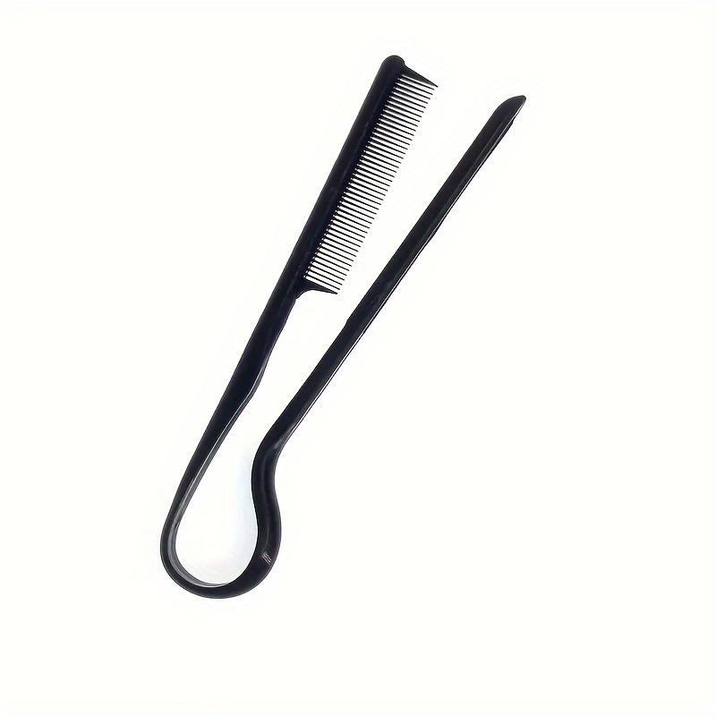 Hairdressing V-Comb Messy Hair Finishing Straightening Splint Comb - Hair Styling Tool Clip special for  hair wigs