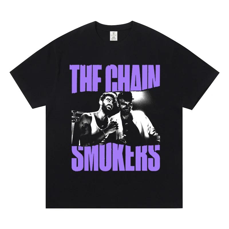 The Chainsmokers Top Dj Clothing Accessories CreamOfficial Wear Women Shortsleeved Trendy Casual s and Womens Tshirts
