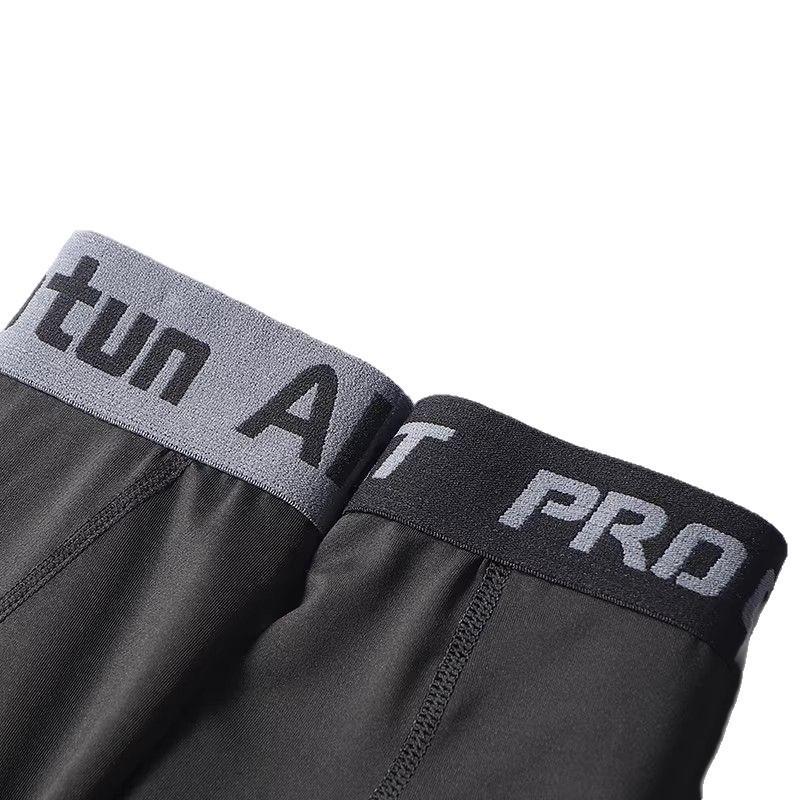 Mens Quick-Dry Compression Athletic Set Long Sleeve Top Tight Pants Running Gym Basketball Training