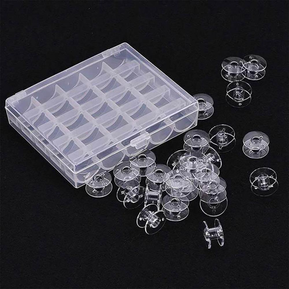 Item Plastic With Storage Box Plastic Bobbins Sewing Supplies Sewing Machine Accessories Bobbin