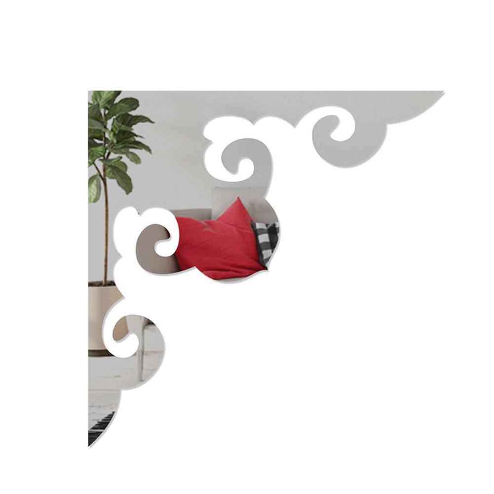 Acrylic Mirror Sticker Self-adhesive Sticker Wall Decor