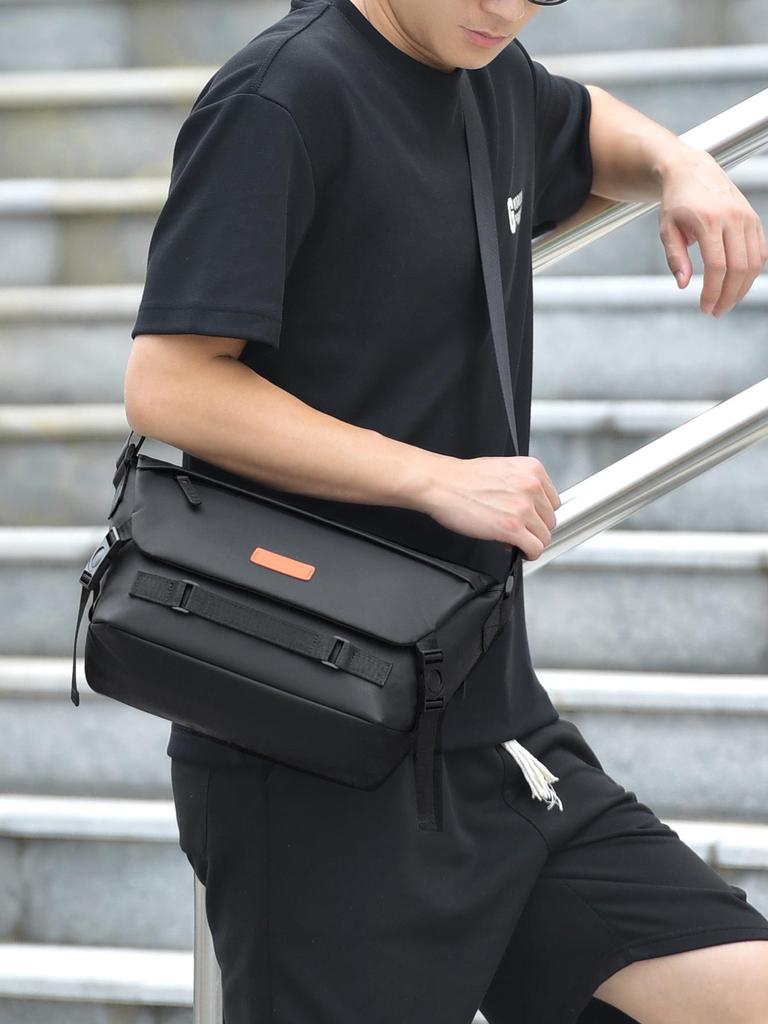 Men's Japanese Casual Trend Crossbody & Shoulder Bag - Functional, Large Capacity Backpack