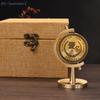 {MX} 100 Million Small Target Spinning Brass Ornament Light Luxury Office Desktop Decor Craft Creative Stress Relief Ornament
