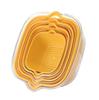 8pcs Household Kitchen Tools Double Layer Multi-function Sink Strainer Fruit Vegetable Washing Bowl Plastic Drain Basket