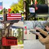 Mailbox Flag Replacement Red Flag for Mailbox Hardware Easy Installation for Metal Brick Stone Wood Surface Mailbox Flag