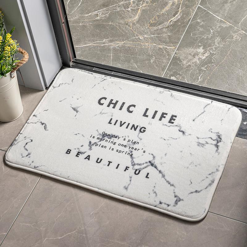 Door Rug Mat Carpet Bedroom Door Pad Toilet Bathroom Non-slip Mat Home Moisture-wicking Foot Best Mat Durable Durable
