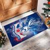 Tappeto in Velluto di Cristallo con Stampa del Crystal Palace Football, Comodo Assorbente d'Acqua Antiscivolo Tappeto per Pavimenti Interni
