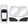 Karltys 3PCS Windshield Sun Shade For Honda Accord -2025, Reflective Front And Side Window Sunshade For Accord, Foldable Sun Visor Protector Cover