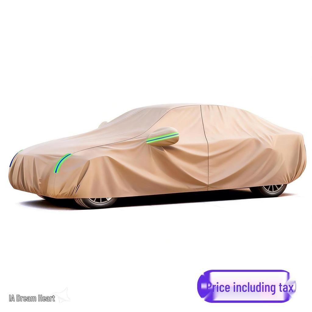 Thickened Oxford Car Cover: Full Protection & Heat Insulation with Cotton Layer
