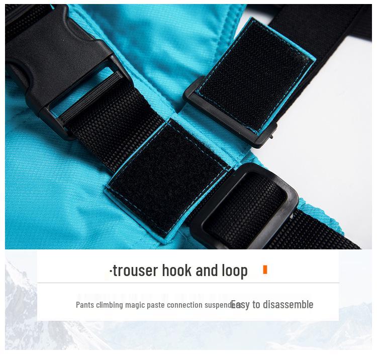 Winter Ski Bib Pants: Windproof, Waterproof, Breathable, and Insulated for Men and Women