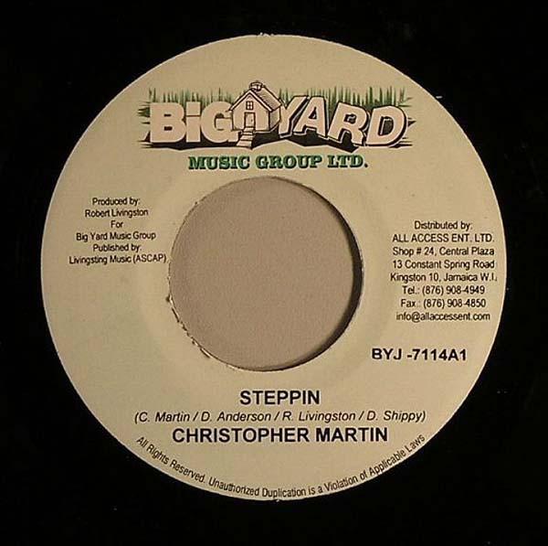 

7inch Record CHRISTOPHER MARTIN / VOICEMAIL - Steppin / Gal A Hype BYJ7114 Big Yard Music 2007 Jamaica Reggae, Ska & Dub Used