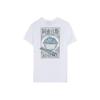 Back Print Short Sleeve T-Shirt Men Tops White FJ6858