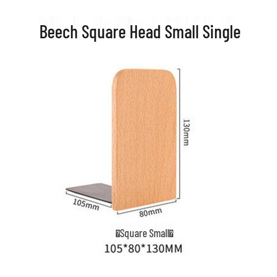 Sturdy Beech Wood Book Stand and Organizer