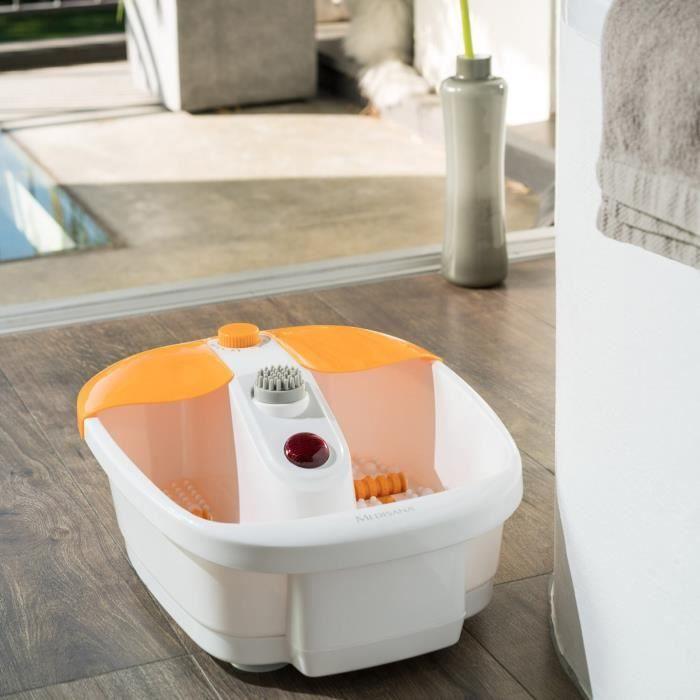 Medisana Foot Bath with Foot Reflex Zone Massage, Foot Bath with Hot Water Temperature Maintenance Function