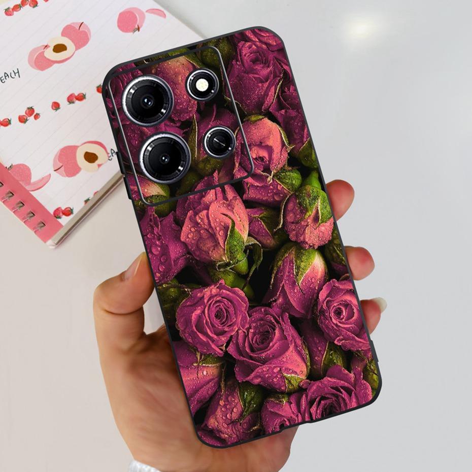 Fashion Butterfly Phone Case For Infinix Note 30i Note30 Pro 2023 Soft Silicone TPU Back Cover For Infinix Note 30 Pro Note30i