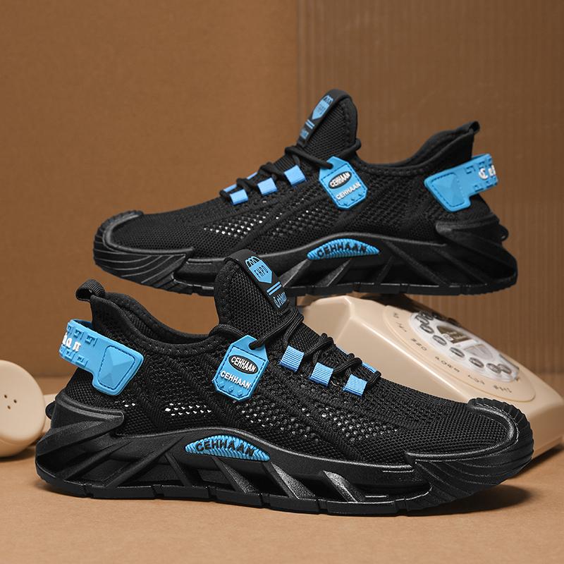 

Мужская обувь Лето 2025 Новые дышащие сетчатые полые теннисные туфли Мужские кроссовки для бега Повседневная спортивная обувь для ходьбы Tenis Masculino 39