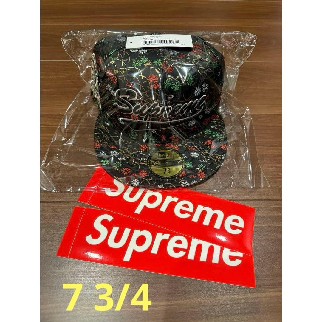 Used Supreme Floral Jacquard New Era Cap