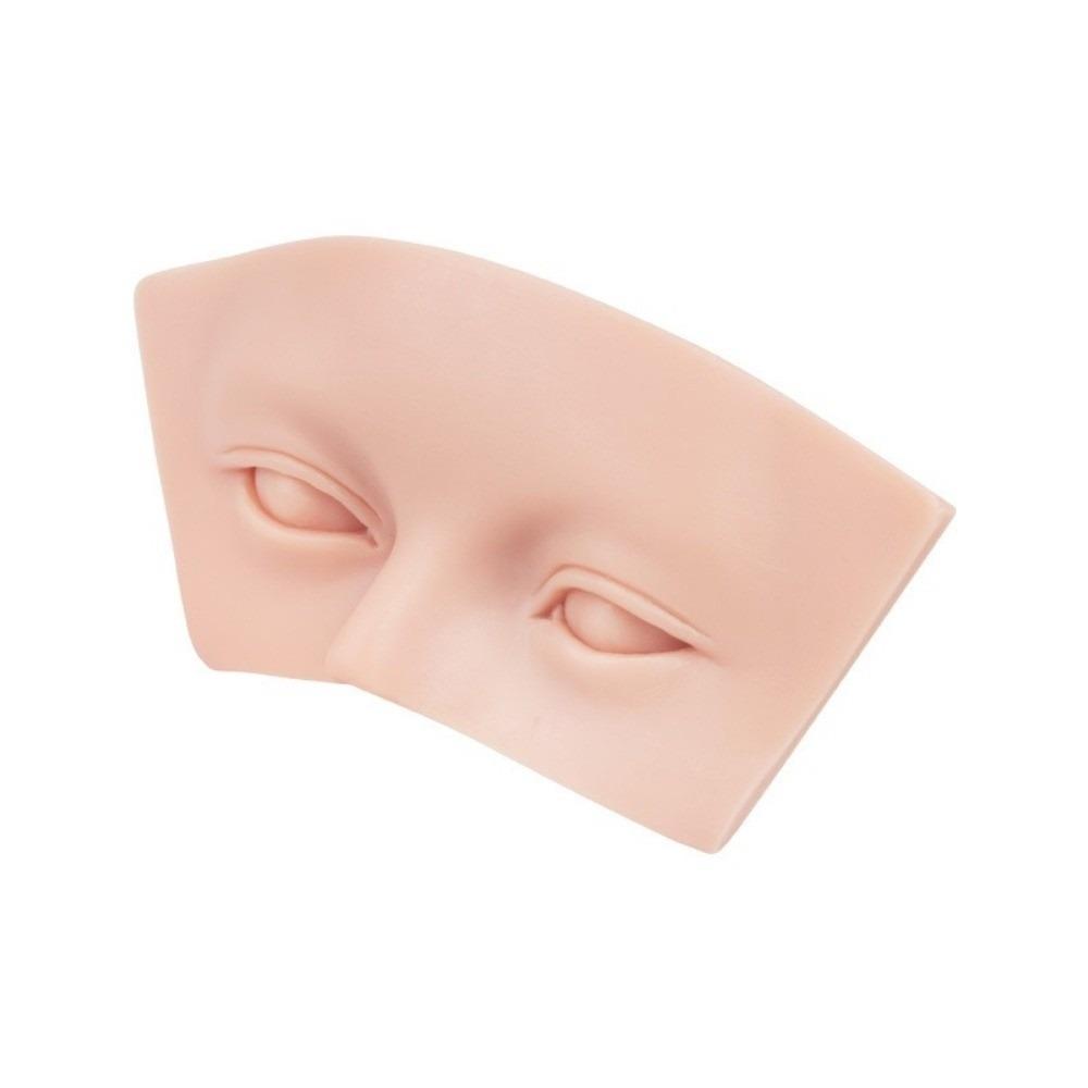 Soft 3D Lashes Extension Skin Reusable Grafted Lash Mannequin Model  Face Makeup Tools