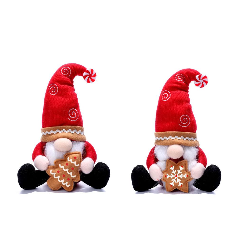 Christmas Decoration Faceless Doll Fairy Figurine Cookie Decoration Goblin Toy Display Piece