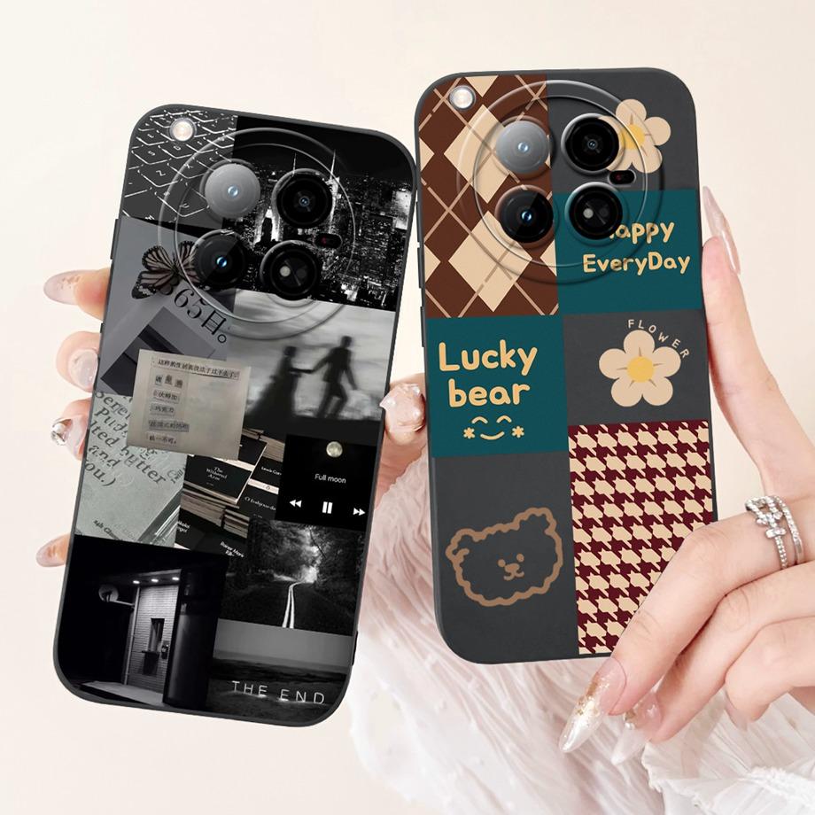 For Infinix Zero 40 4G X6860 Case Liquid Silicone Soft TPU Back Cover For Infinix Zero 40 5G X6861 Funda Gothic Black Night Capa