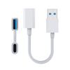Cavo Adattatore da USB 3.0 Maschio a USB C Femmina 5Gbps per Ricarica Rapida e Trasferimento Dati Cavo di Conversione per Cuffie Digitali