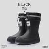 Fashion Women's Rain Boots Trendy Mid Calf Rainboots Waterproof Garden Shoes for Women Outdoor Non Slip Rubber Galosh Botas Lluvia Mujer