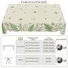 1 Stück Floral Runde Quadratische Tischdecke Wasserdicht Retro Rosen Design Frühling Sommer Zuhause Küche Picknick Geschenk