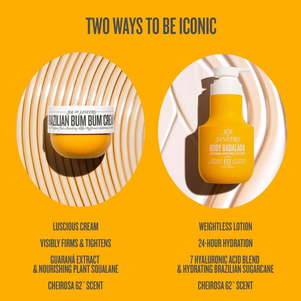 Sol De Janeiro Brazilian Bum Bum Refillable Body Cream Caffeine Rich Guaran  5 Oz